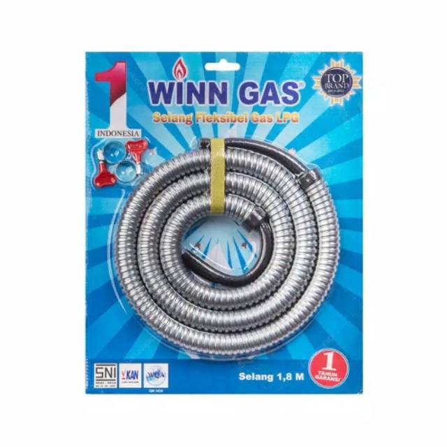 Winn Gas Selang Spiral/ Selang Spiral Flexible 1.8Meter Winn Gas