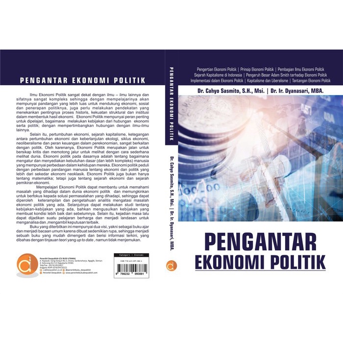 

Buku Pengantar Ekonomi Politik - BW