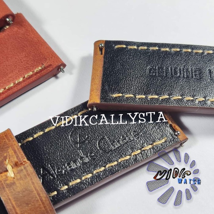 Strap Tali Jam Tangan Kulit AC QR QuickRelease 20mm 22mm 24mm ORI OEM Leather Strap