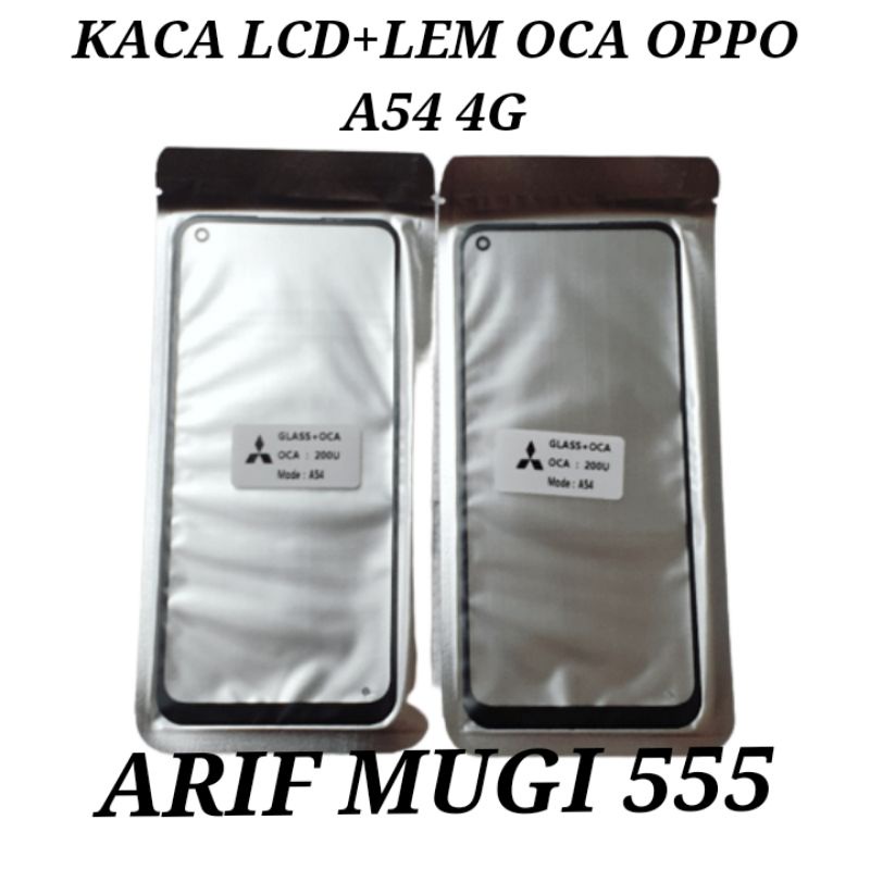 KACA DEPAN KACA LCD KACA TOUCHSCREEN OPPO A54 4G PLUS OCA ORIGINAL