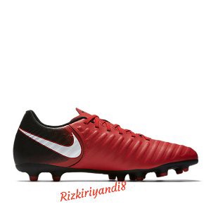 Sepatu Bola Nike Tiempo Rio Iv Fg   University Red   white   Black Original