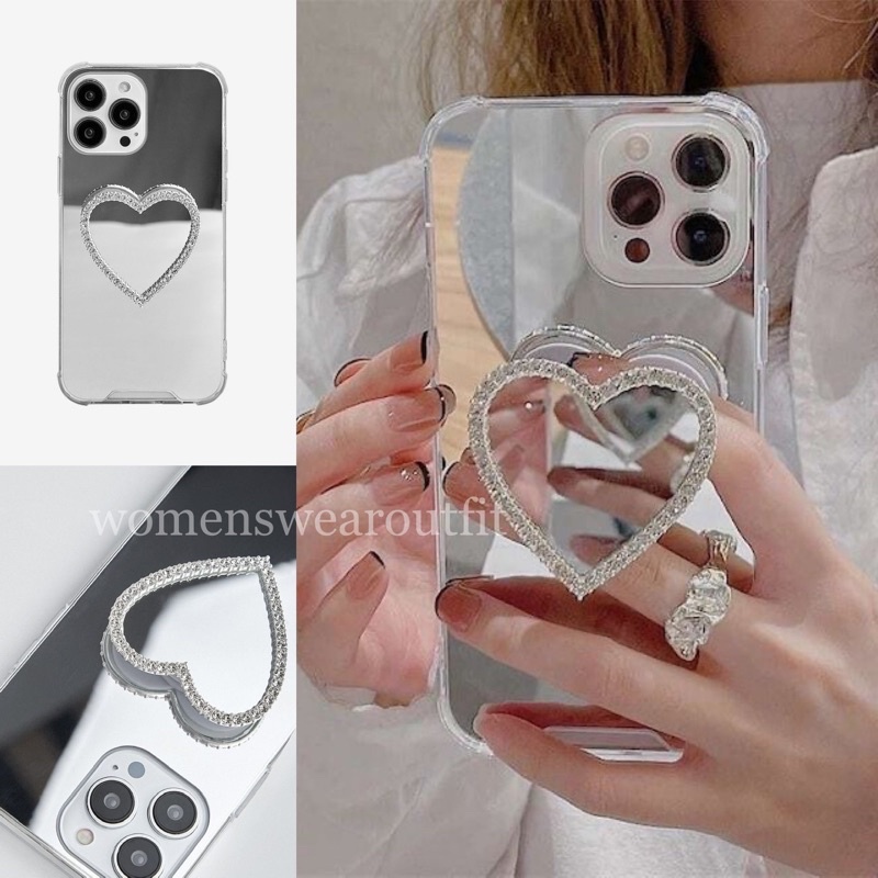 [NEW] Trend y2k Mirror Case Import USA Iphone Case safety case Anti Crack Casing Iphone Kaca