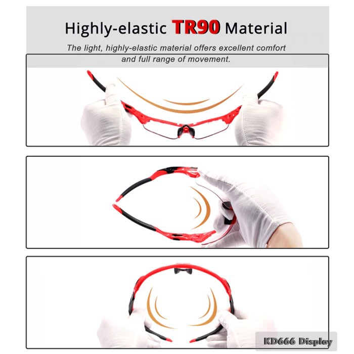 KADEAM frame TR90 UV400 Polarized KACAMATA LARI SEPEDA