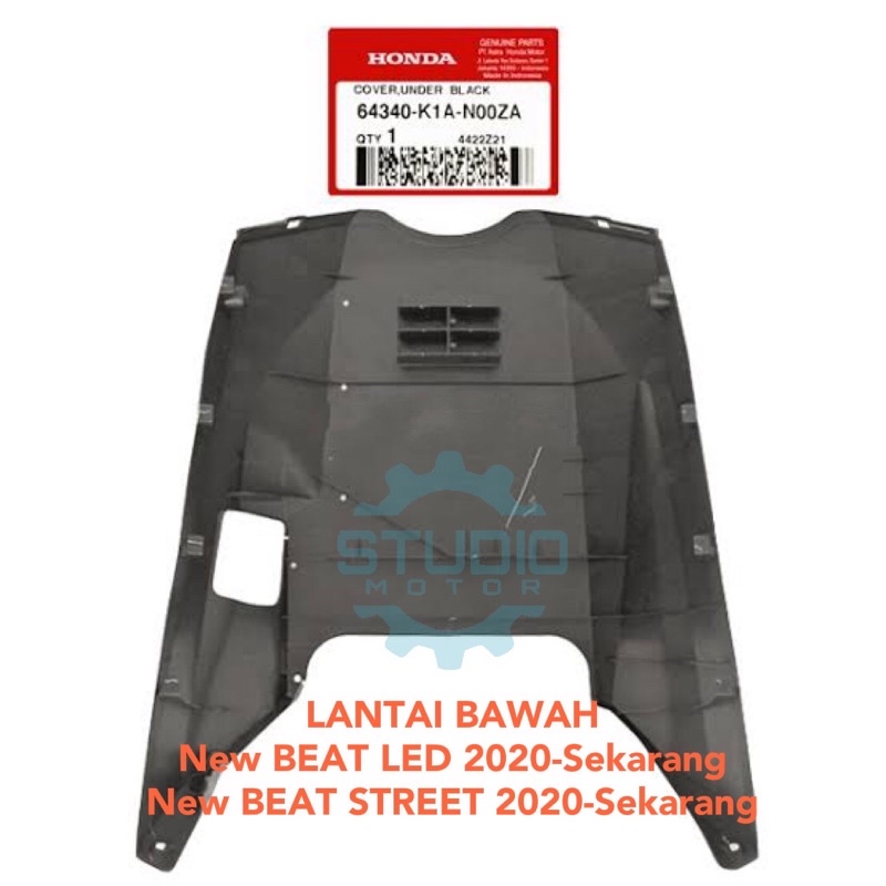 64340K1AN00ZA Lantai / Footrest Bawah / Cover Under New BeAT Led Beat Street Deluxe K1A 2020 2021 2022