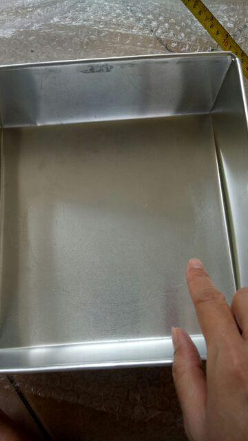 Loyang Kue Kotak Uk. 22cm*22cm Tebal 0,8mm-loyang Maksuba-loyang Browni