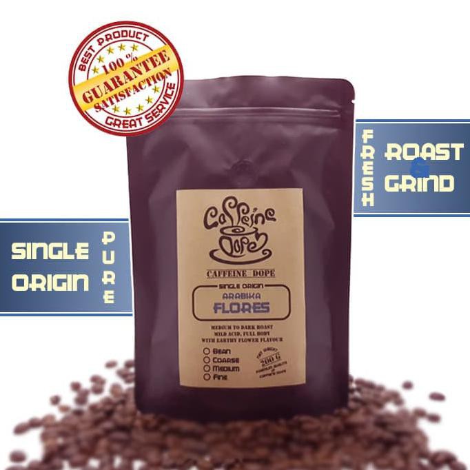 

Kopi Arabika Flores 200 Gr Single Origin Bean/Biji & Ground/Bubuk - Bean - Biji