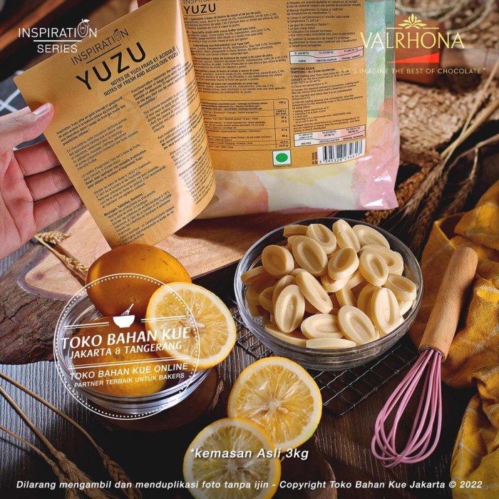 

Valrhona LEMON YUZU Inspiration 250gr Chocolate Couverture