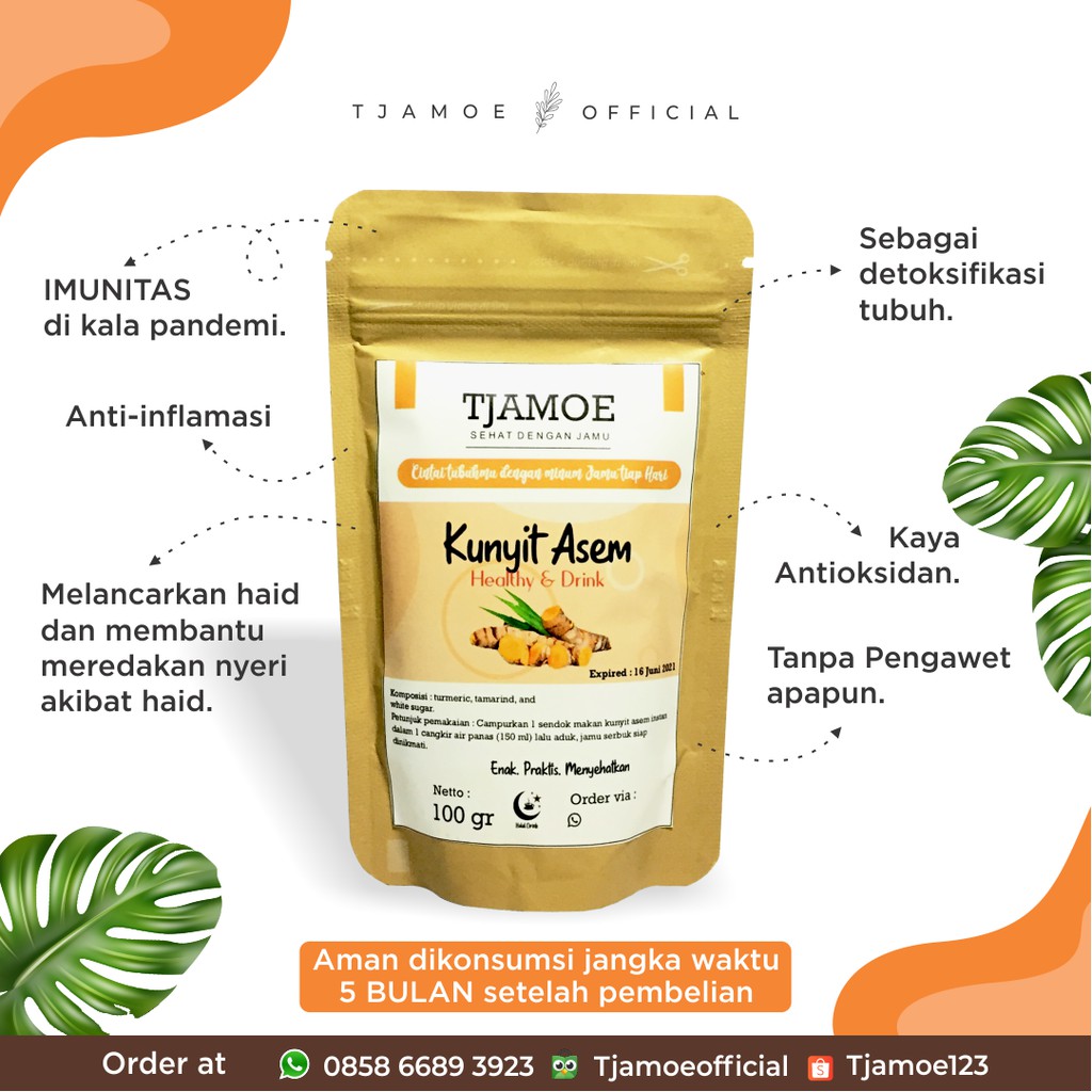 

KUNYIT ASAM SERBUK (8 kali Pemakaian)