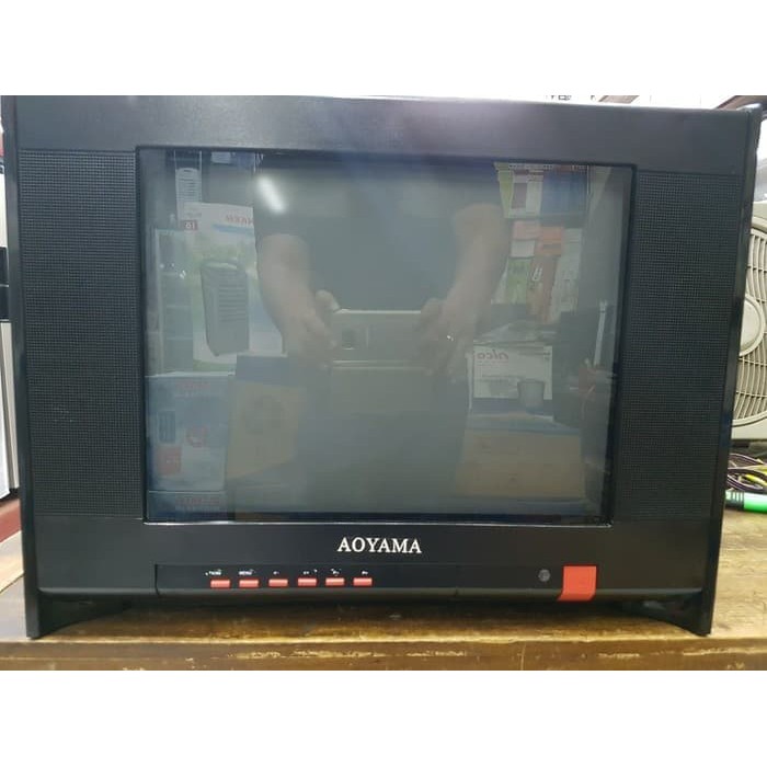 TV TABUNG 17 INCH AOYAMA SEMI FLAT DIGITAL ( 17 Inch )