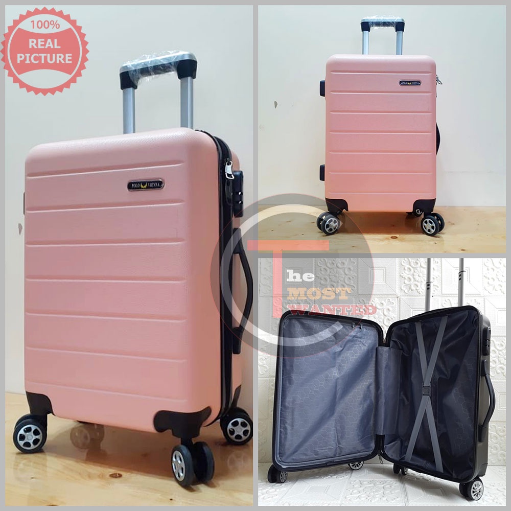 KOPER POLO VIENNA 20 inch V 001.FREE PACKING BUBBLE WRAP KOPER ABS .KOPER FIBER GARANSI KOPER CABIN