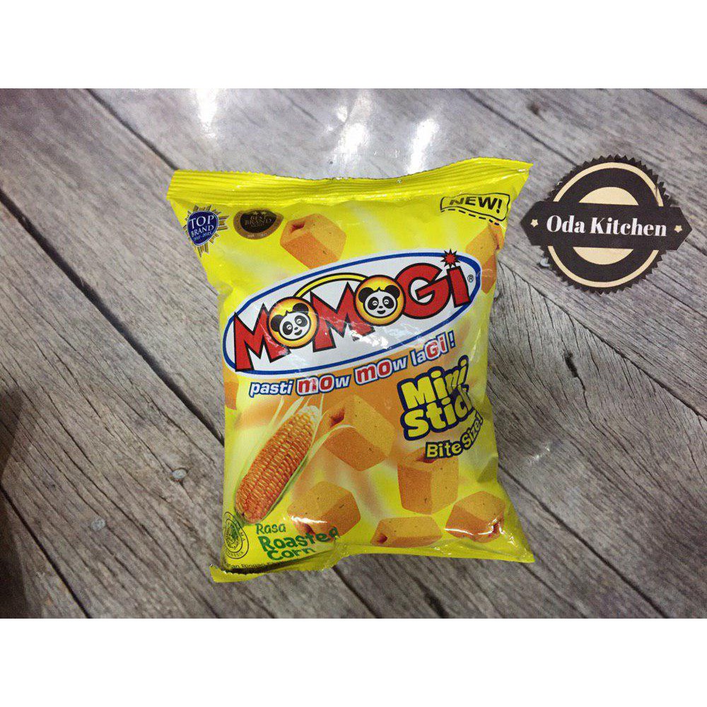 MOMOGI SNACK MINI ROASTED CORN PACK 25gr