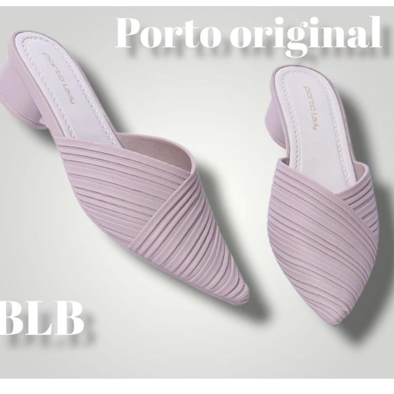 ↟ Sendal selop depan tertutup Porto BSV Terbaru nyaman,wedges karet wanita kekinian motif Ł