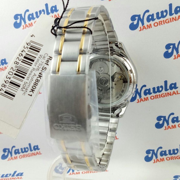 Seiko 5 Ladies SNK880K1 Automatic 2 Tone Bracelet | Jam Wanita SNK880