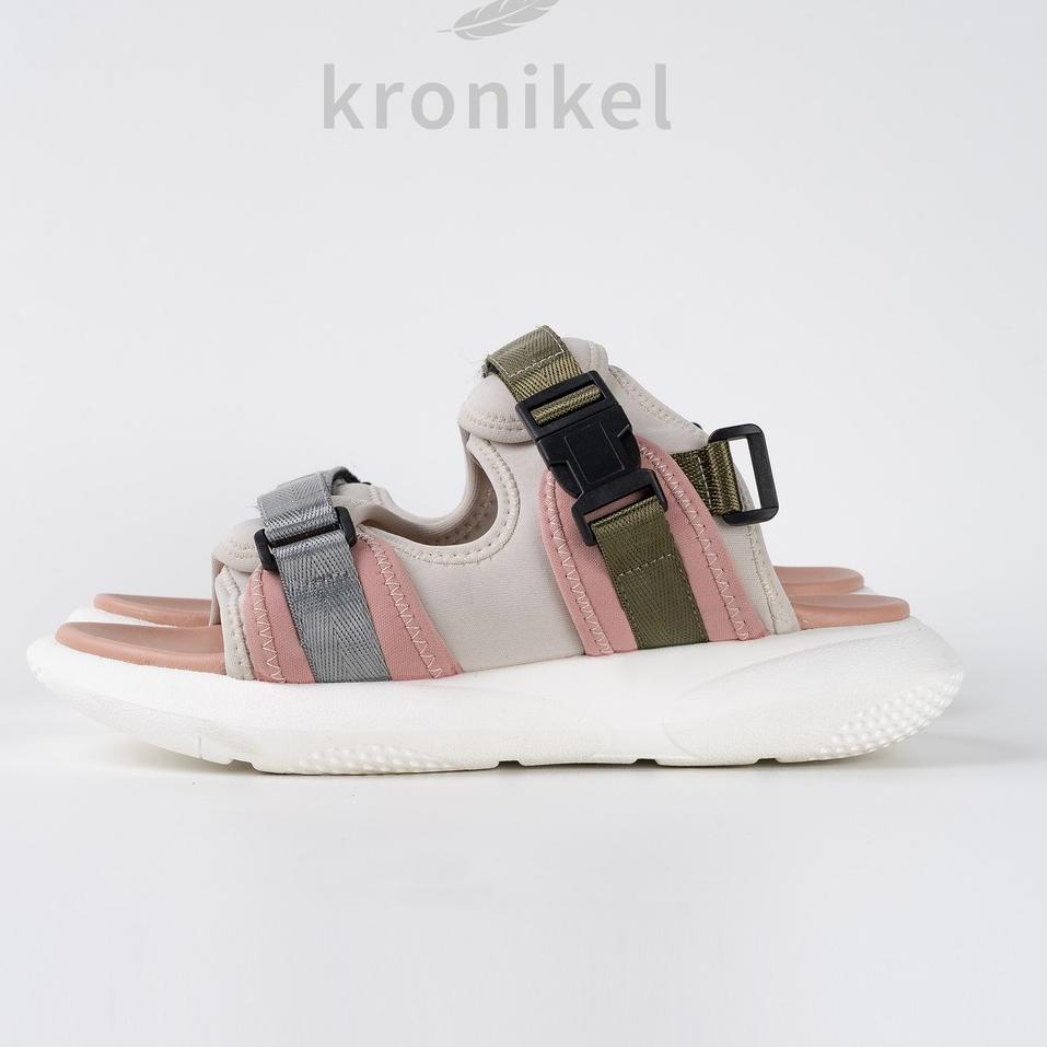 "CRP. 93708" [PREMIUM LOKAL BRAND] KRONIKEL PROJECT // SANA 2-in-1 Sandals - Pink Army
