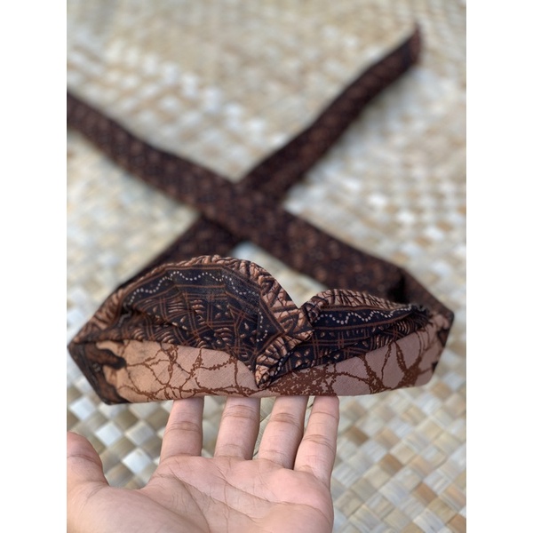 Udeng Batik Print Janggrik bungkul (tebal)