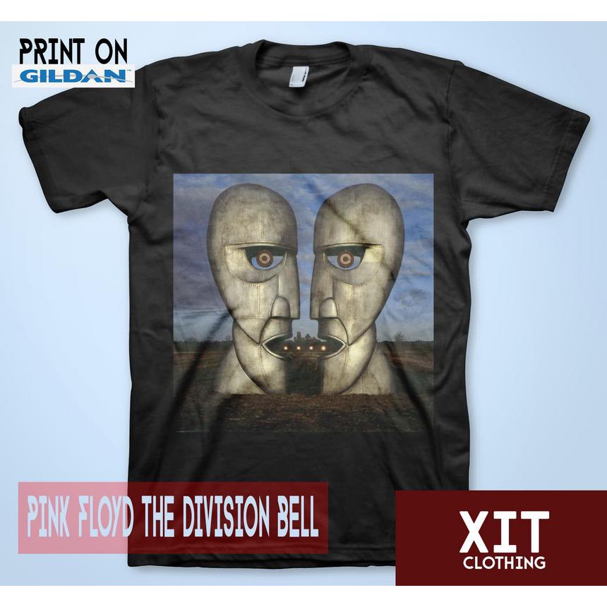 Kaos DTF Musik pink floyd the division bell black