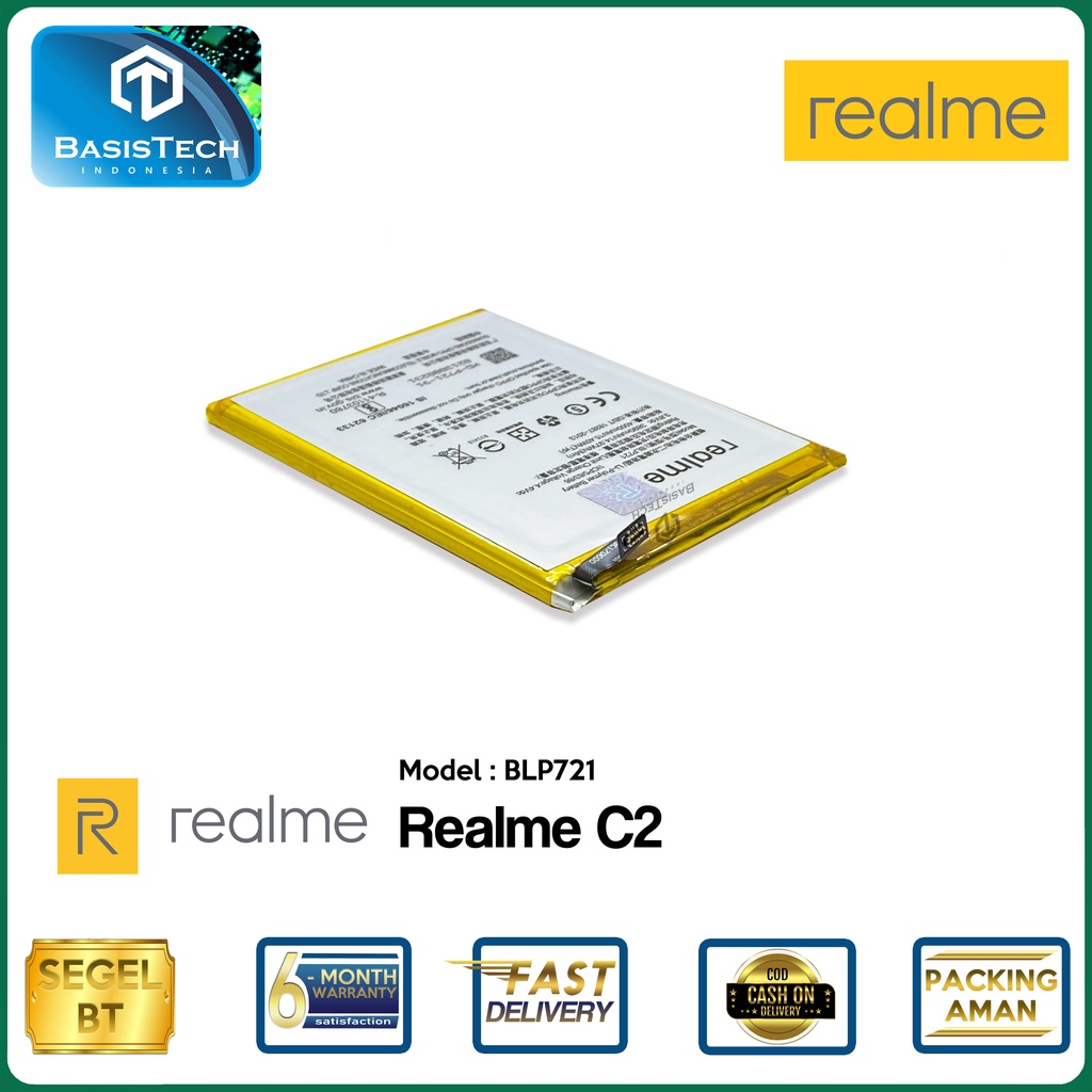 BATERAI REALME C2 - BLP721 - ORI99