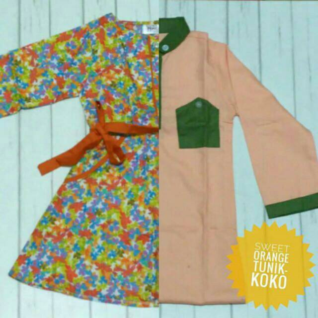 Sweet orange tunik koko