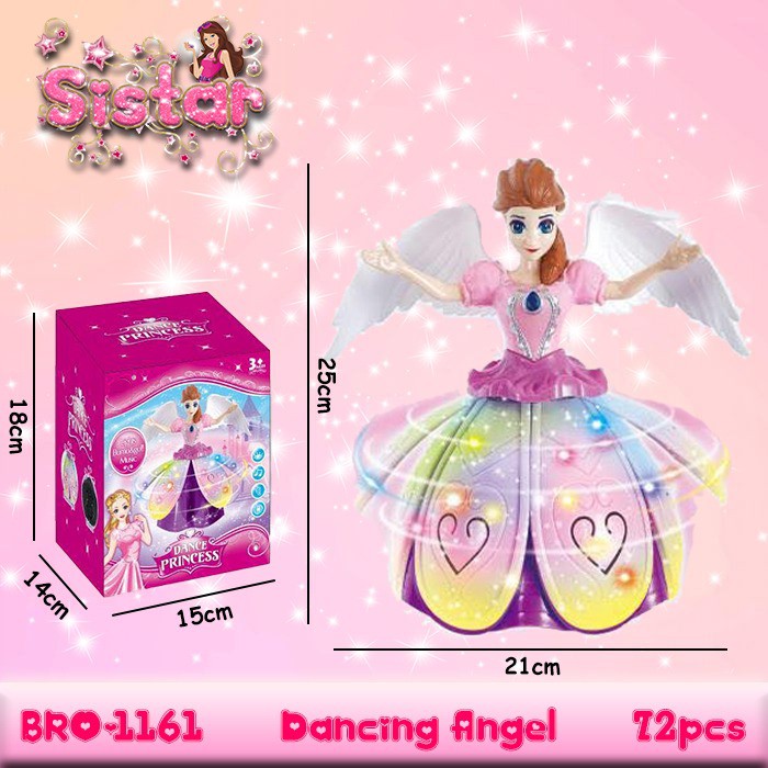 MAINAN ANAK PEREMPUAN PRINCESS ANGEL BONEKA DANCING PINCES DANCING