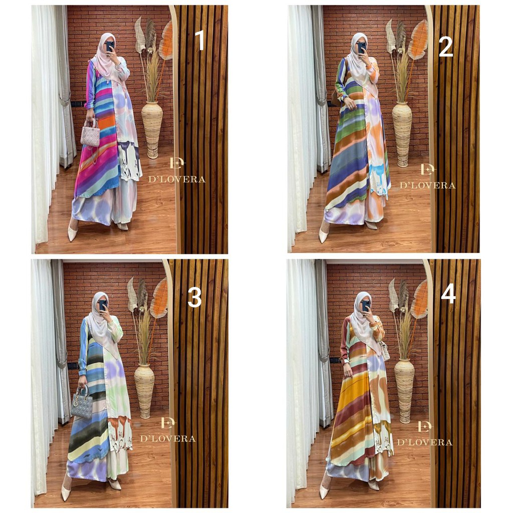 Set Celana Wanita Dlovera Rainbow Set