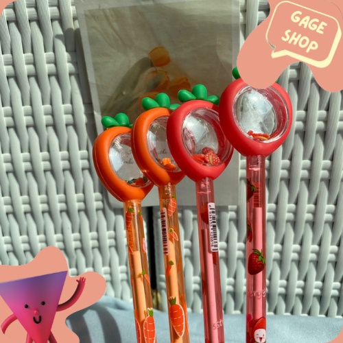 

pulpen bolpen gel strawberry wortel (4/8/12 pcs) lucu pen ATK alat tulis kebutuhan anak sekolah imut bisa COD termurah bisa COD import