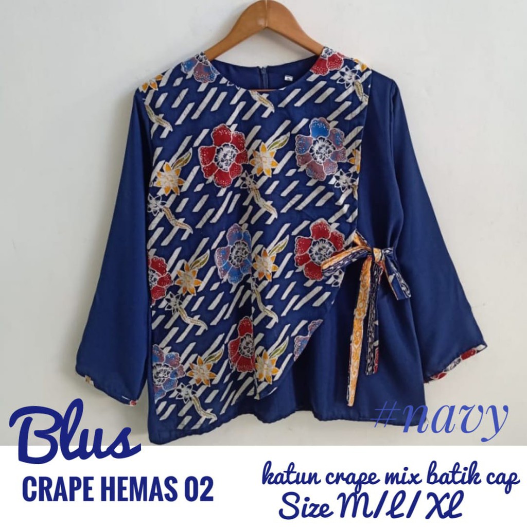 Blus Crape Hemas