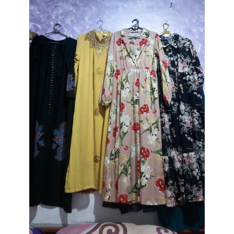 PAKET USAHA PL GAMIS&DRESS GRADE A 20 PCS HANYA 480 RB