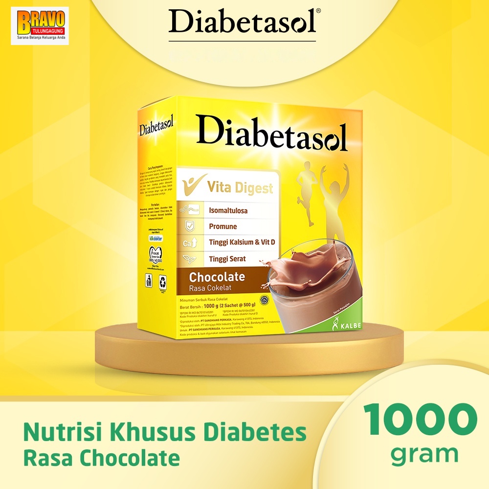 

Bravo Supermarket - Diabetasol Jumbo Chocolate 1000g