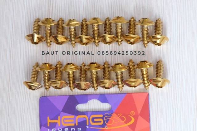 baut probolt mercy body gold yamaha universal nmax aerox xmax fino mio nouvo original heng thailand