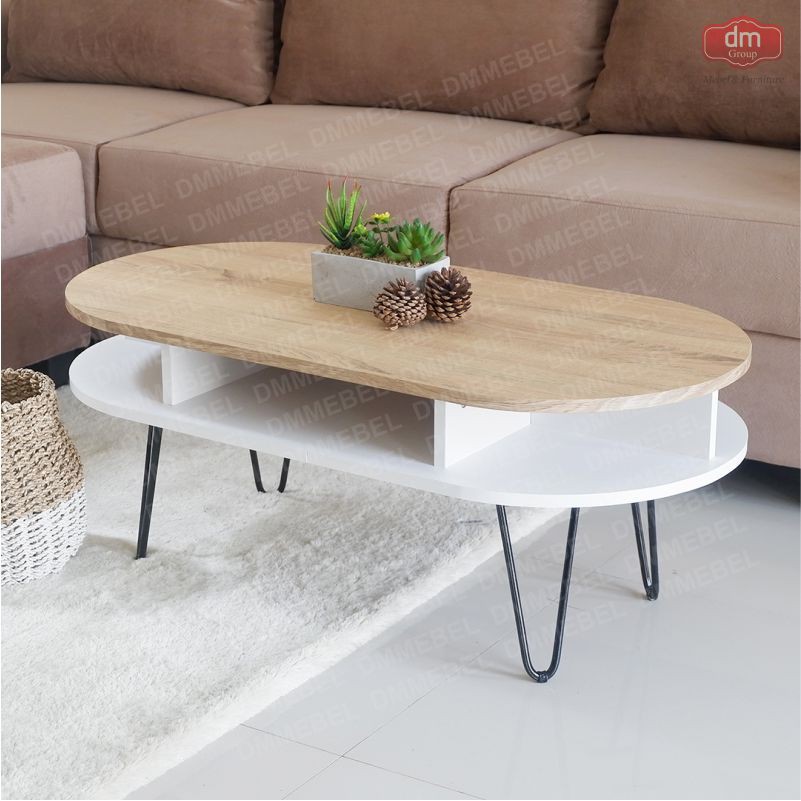 Coffe Table Minimalis Moana - Meja Tamu Minimalis Modern