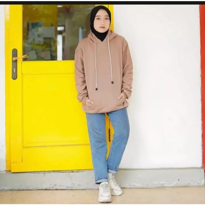 Sweater Hoodie Polos remaja cewek cowok keren trendi gaya anak muda remaja dewasa Unisex Original Premium Bahan Cotton Flecce