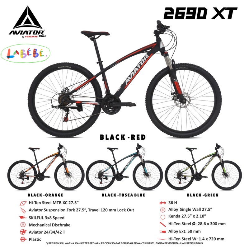 Sepeda MTB 26 Aviator 2690 XT