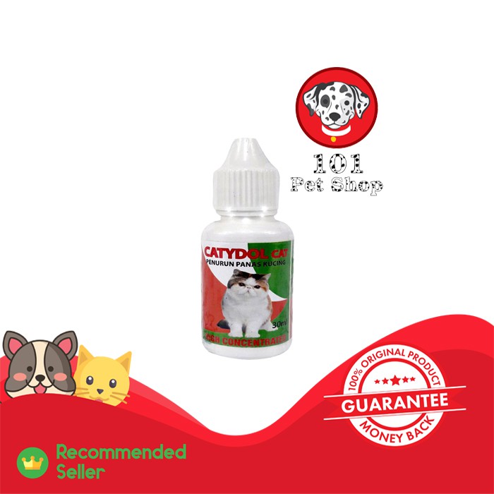 obat penurun panas/demam catydol untuk kucing 30ml