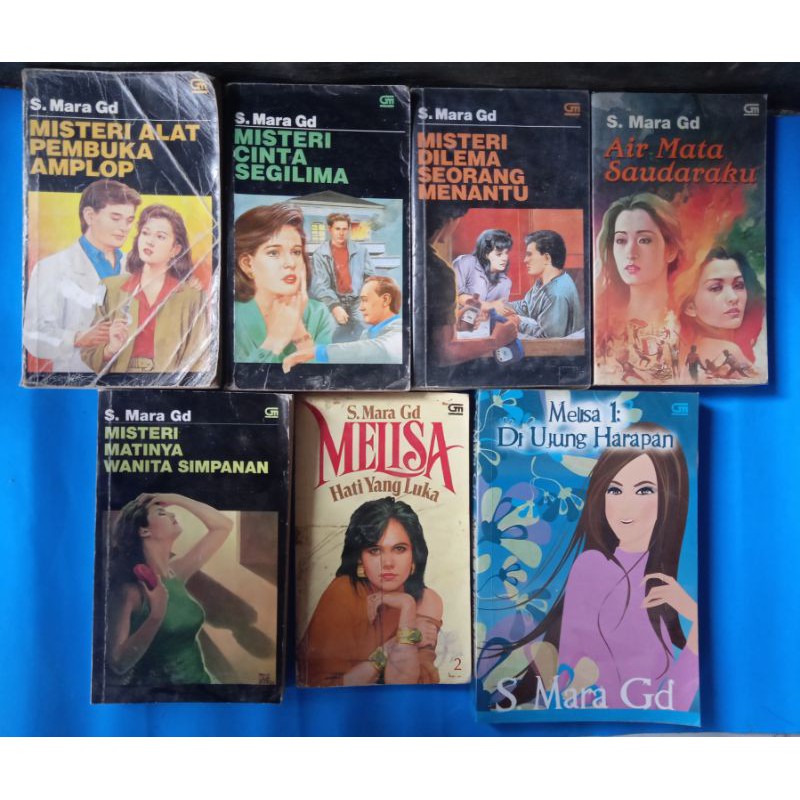 Novel S.Mara Gd Misteri Cinta Segilima,Misteri Matinya Wanita Simpanan dll