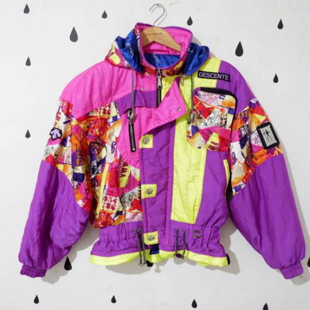 Jacket Descente thrift