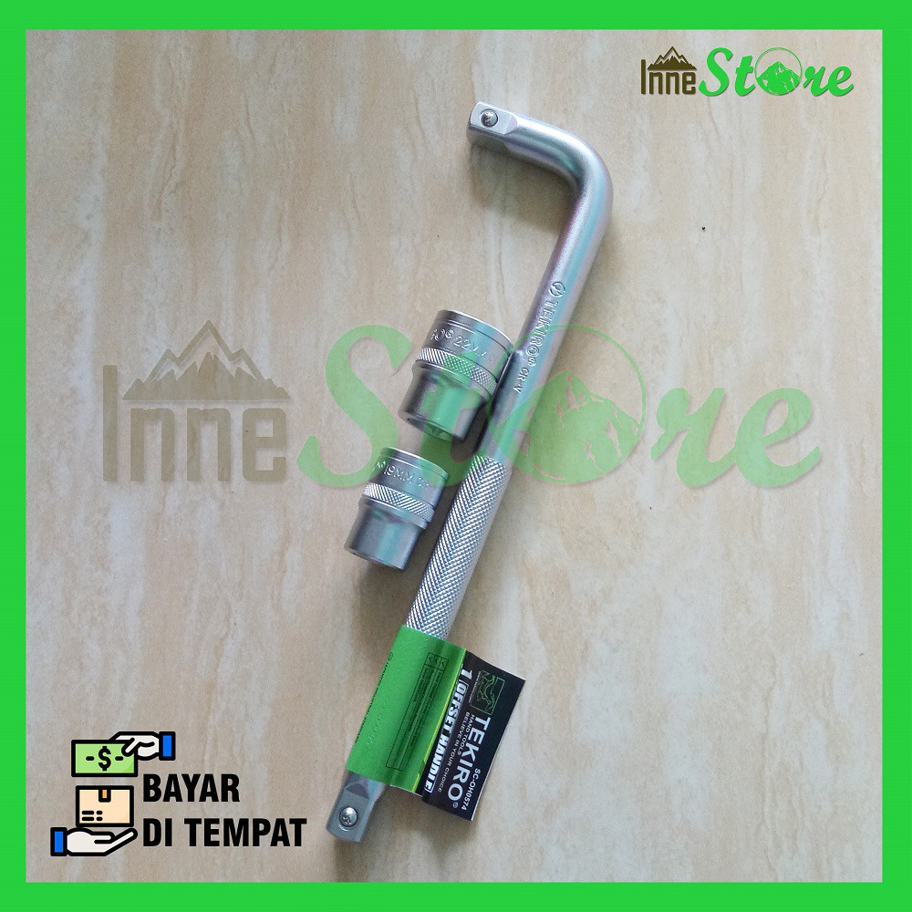 Kunci CVT Tekiro Sok Set 19mm 22 mm + Gagang Shock Tekiro