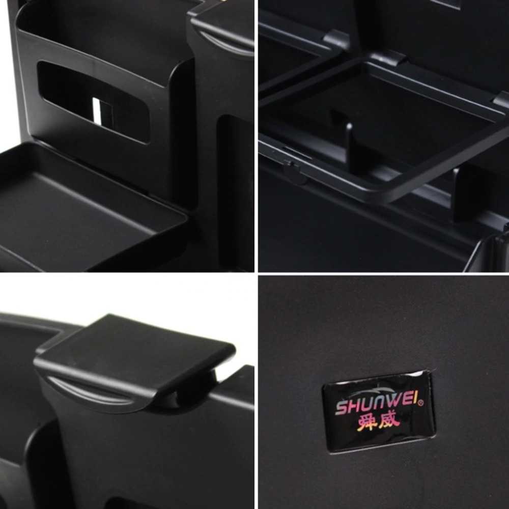 BOASE Meja Lipat Kursi Mobil Car Multifunction Foldable Table - 1909-Hitam