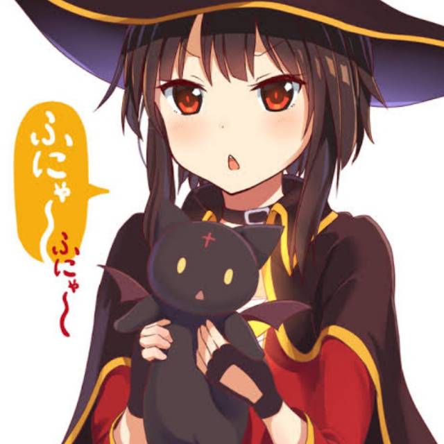 megumin doll chomusuke megumin cat plush, boneka anime cosplay megumin