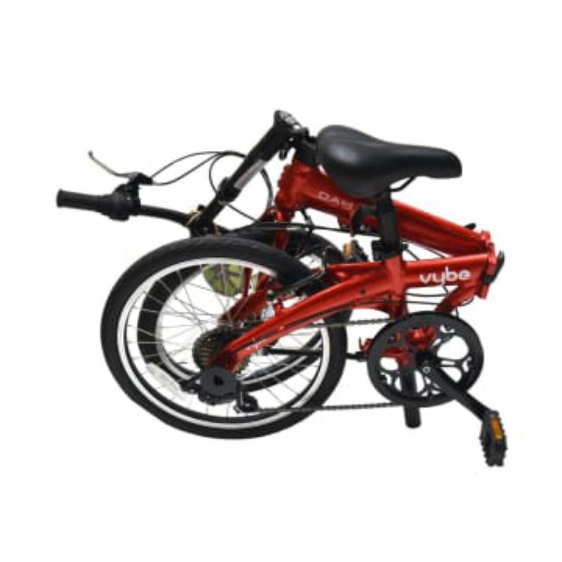 Dahon Sepeda Lipat 19 Vybe D7 Ys955 - Merah/hitam