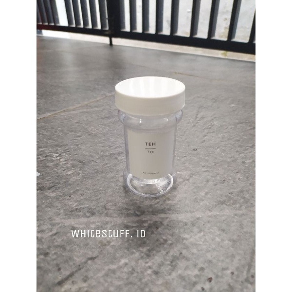 Toples tempat bumbu dapur Cabe 150ml Free Korea Minimalis Label
