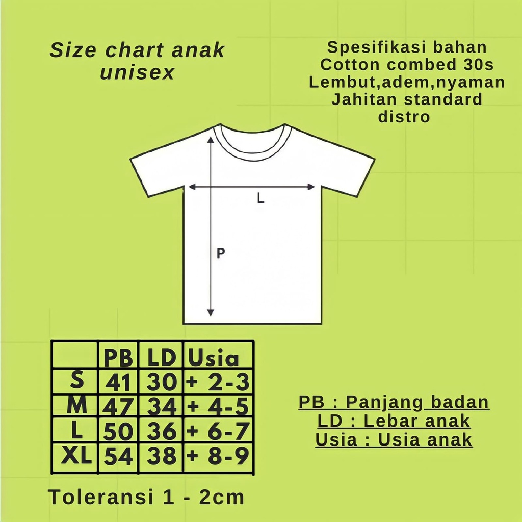 KAOS ANAK DTF PRINTING