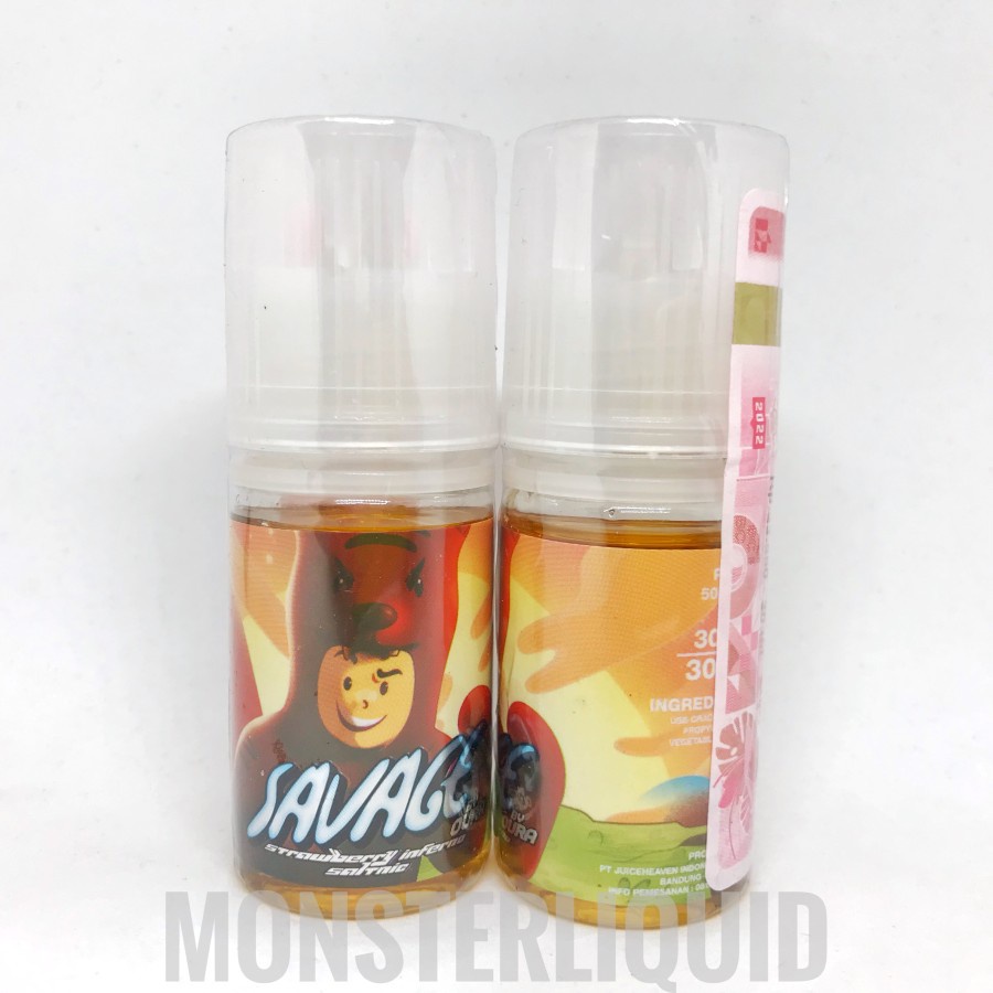 SALT SAVAGE V2 STRAWBERRY INFERN BY OURA 30MG 30ML