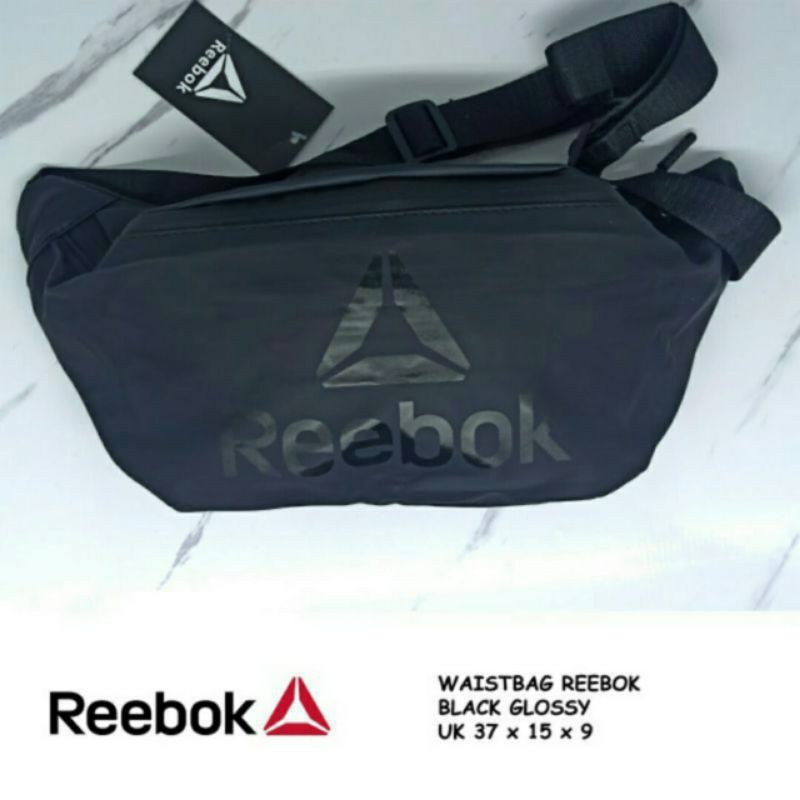 TAS SELEMPANG WAISTBAG IMPORT UNISEX REEBOK GLOSY