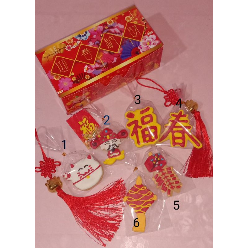 Cookies Hias Imlek Satuan/Kue Imlek