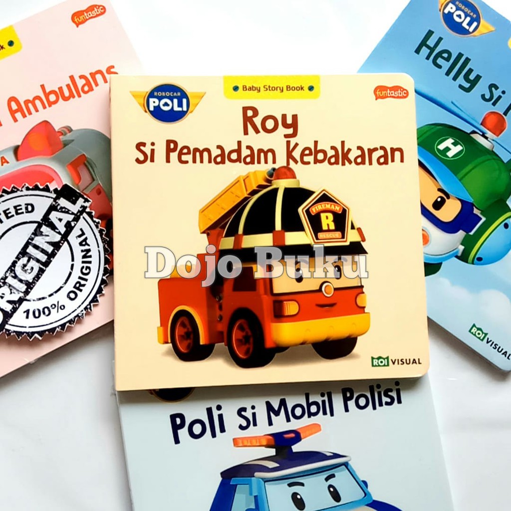 Seri Robocar Poli Baby Story Book by Roi Visual