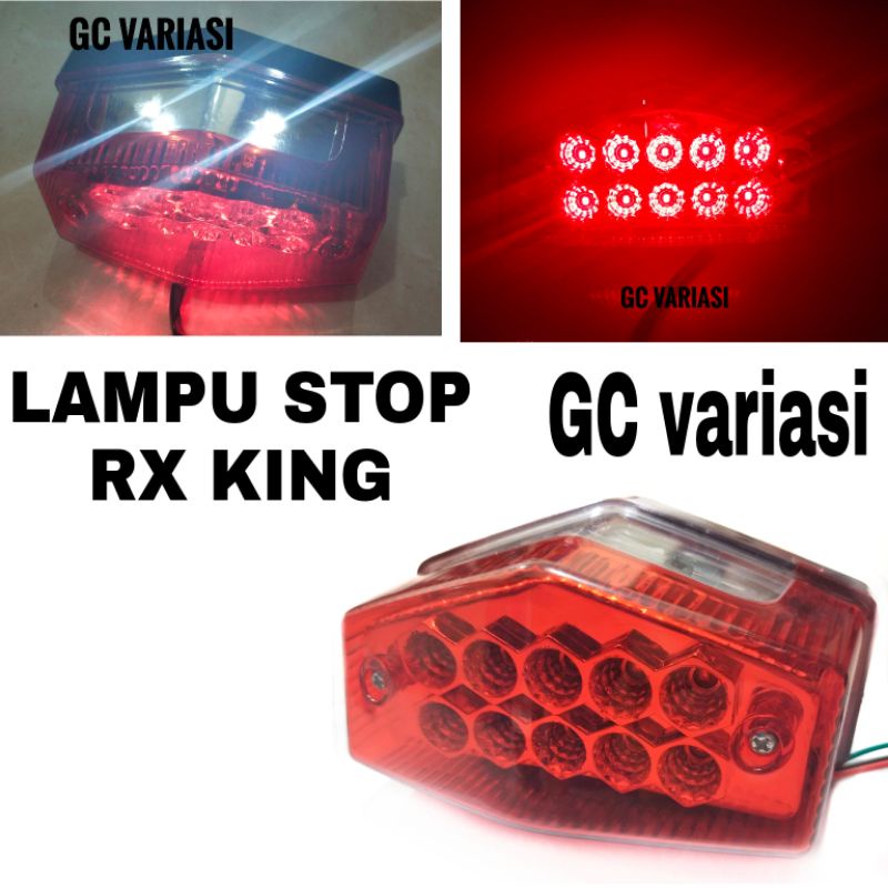 MIKA LAMPU RX KING/MIKA STOP LAMPU REM BELAKANG RX KING/LAMPU STOP REM RX KING 12MATA/LAMPU STOP RX 