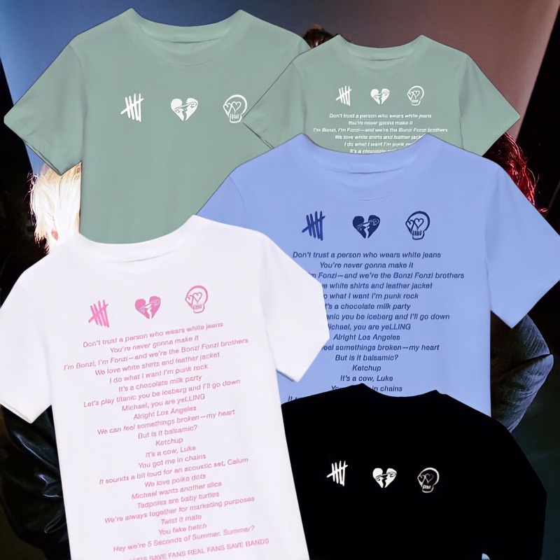 5 Seconds of Summer Inside Jokes Oversized T-Shirt