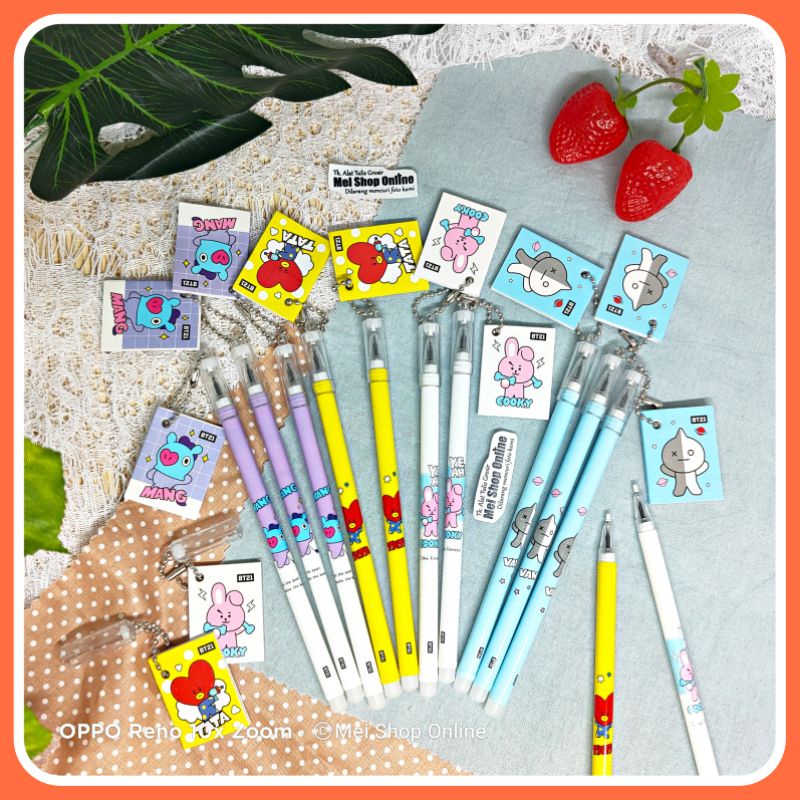 

(1pcs) Pulpen Gel Karakter + Notebook Lucu