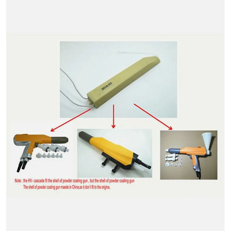 Aftermarket Replacement HV Cascade Electrostatic Powder Coating Spray
