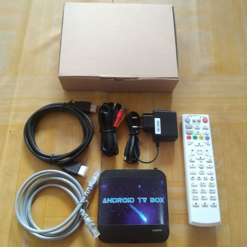STB ANDROID TV BOX RAM 2GB FULLSET